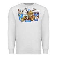 Oatmeal Heather siberian husky coffee cups Premium Sweatshirt - Zillion Design Studio