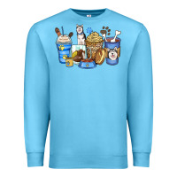Ocean Blue siberian husky coffee cups Premium Sweatshirt - Zillion Design Studio