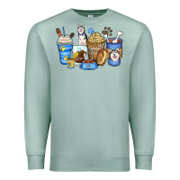 Seafoam siberian husky coffee cups Premium Sweatshirt - Zillion Design Studio