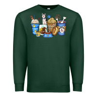 Siberian Husky Coffee Cups Premium Sweatshirt | Teevron