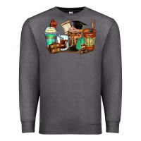 Charcoal Heather lawyer coffee cups Premium Sweatshirt - Zillion Design Studio