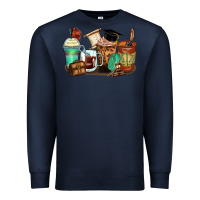 Navy lawyer coffee cups Premium Sweatshirt - Zillion Design Studio