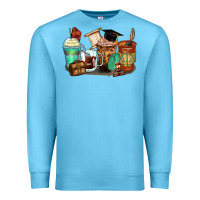 Ocean Blue lawyer coffee cups Premium Sweatshirt - Zillion Design Studio