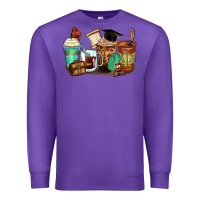 Purple lawyer coffee cups Premium Sweatshirt - Zillion Design Studio