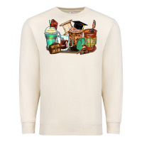 Sandshell lawyer coffee cups Premium Sweatshirt - Zillion Design Studio