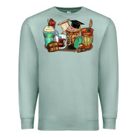 Seafoam lawyer coffee cups Premium Sweatshirt - Zillion Design Studio