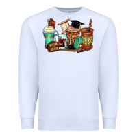 White lawyer coffee cups Premium Sweatshirt - Zillion Design Studio
