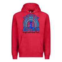 Cardinal we wear blue for autism accept understand love Premium Hoodie - Artiststas