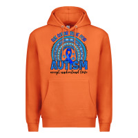 Carrot we wear blue for autism accept understand love Premium Hoodie - Artiststas
