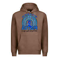 Chestnut we wear blue for autism accept understand love Premium Hoodie - Artiststas