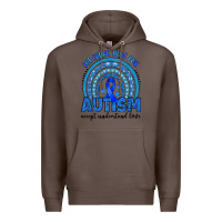 Coffee we wear blue for autism accept understand love Premium Hoodie - Artiststas