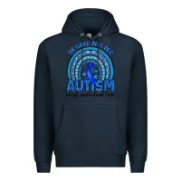 Navy we wear blue for autism accept understand love Premium Hoodie - Artiststas