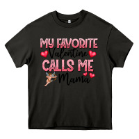 Asphalt love message with cupid and hearts Heavy Core Tee - CowhideDigitalArt