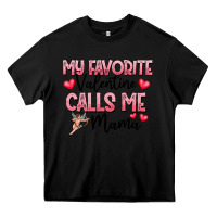 Black love message with cupid and hearts Heavy Core Tee - CowhideDigitalArt