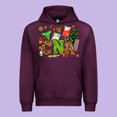 Cna Christmas Urban Hoodie Designed By Adodesignshop