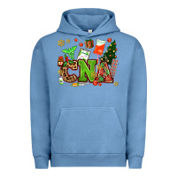 Pigment Pebble Blue cna christmas Urban Hoodie - AdoDesignShop