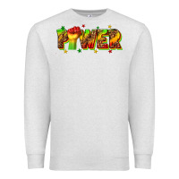 Oatmeal Heather power juneteenth Premium Sweatshirt - texasbilliewilder