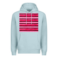 Blue Mist valentines day zebra stripes seamless pattern Premium Hoodie - BundleAndBundleShop