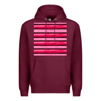 Burgundy valentines day zebra stripes seamless pattern Premium Hoodie - BundleAndBundleShop