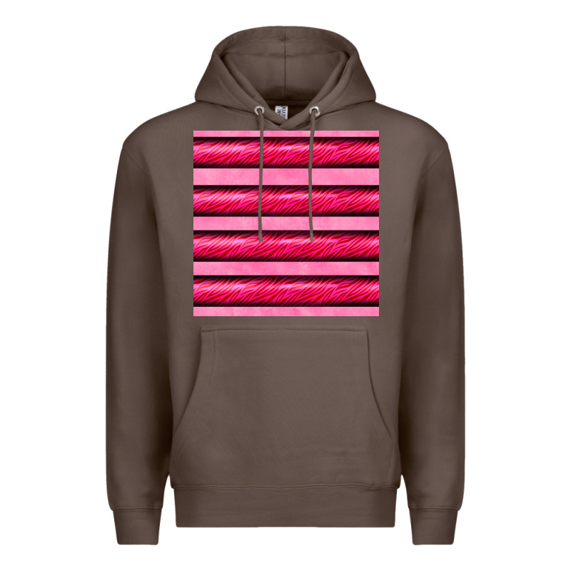 Valentines Day Zebra Stripes Seamless Pattern Premium Hoodie by BundleAndBundleShop | Teevron