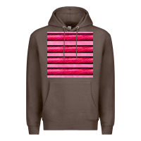 Coffee valentines day zebra stripes seamless pattern Premium Hoodie - BundleAndBundleShop
