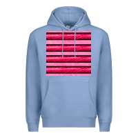 Colony Blue valentines day zebra stripes seamless pattern Premium Hoodie - BundleAndBundleShop