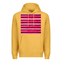 Mustard valentines day zebra stripes seamless pattern Premium Hoodie - BundleAndBundleShop