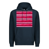 Navy valentines day zebra stripes seamless pattern Premium Hoodie - BundleAndBundleShop