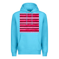 Ocean Blue valentines day zebra stripes seamless pattern Premium Hoodie - BundleAndBundleShop