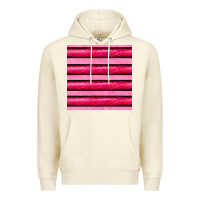 Sandshell valentines day zebra stripes seamless pattern Premium Hoodie - BundleAndBundleShop