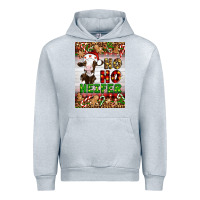 Christmas Ho Ho Ho Heifer Urban Hoodie | Teevron