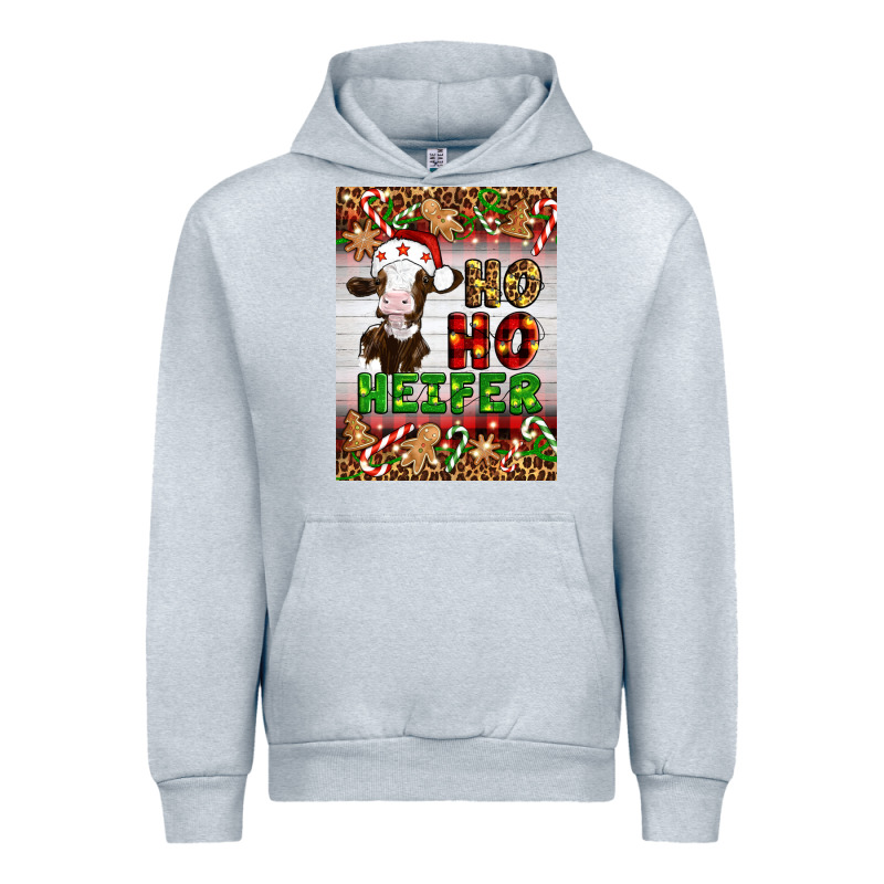 Christmas Ho Ho Ho Heifer Urban Hoodie by Artiststas | Teevron
