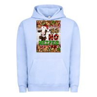 Pigment Grape Ice Christmas Ho Ho Ho Heifer Urban Hoodie - Artiststas