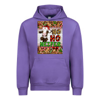 Tulip Christmas Ho Ho Ho Heifer Urban Hoodie - Artiststas