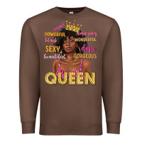 Chestnut queen afro woman Premium Sweatshirt - texasbilliewilder