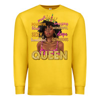 Lemon queen afro woman Premium Sweatshirt - texasbilliewilder