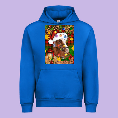 Christmas Horse Urban Hoodie Designed By Artiststas