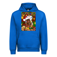 Cobalt Christmas horse Urban Hoodie - Artiststas
