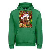 Emerald Christmas horse Urban Hoodie - Artiststas