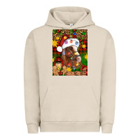 Pigment French Oak Christmas horse Urban Hoodie - Artiststas