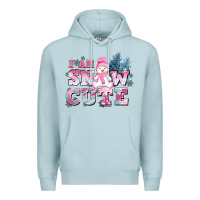 Blue Mist i am snow cute Premium Hoodie - AdoDesignShop