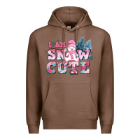 Chestnut i am snow cute Premium Hoodie - AdoDesignShop