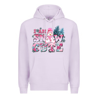 Lilac i am snow cute Premium Hoodie - AdoDesignShop