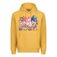 Mustard i am snow cute Premium Hoodie - AdoDesignShop