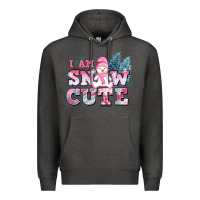 Charcoal Heather i am snow cute Premium Hoodie - AdoDesignShop