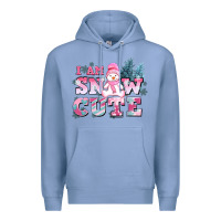 Colony Blue i am snow cute Premium Hoodie - AdoDesignShop