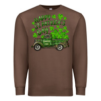 Chestnut Happy st. patrick's day shamrock farm truck Premium Sweatshirt - RanaPortraitStore