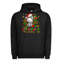 Pigment Black i want a hippopotamus for christmas Urban Hoodie - AdoDesignShop