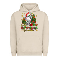 Pigment French Oak i want a hippopotamus for christmas Urban Hoodie - AdoDesignShop