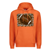 Carrot leopard american football backround Premium Hoodie - RanaPortraitStore